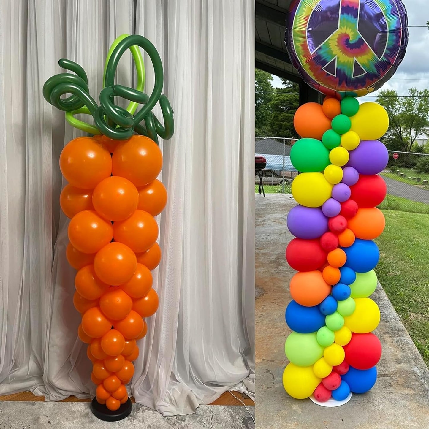 Orange Balloons, 150 pcs Different Sizes Pack of 18 Inch 12 Inch 10 Inch 5 Inch Fall Balloon Arch Kit Garland for Thanksgiving Halloween Little Cutie Baby Shower Birthday Party Decorations