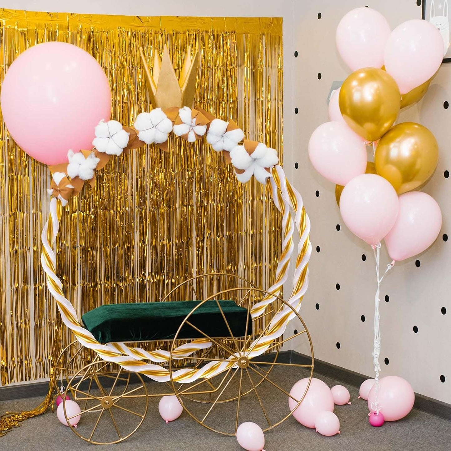 Sratte 200 Pcs Graduation 260 Long Balloons Mixed Colors Thickening Latex Long Twisting Animals Balloons for Arch Garland Birthday Wedding Party Decoration(White Gold)