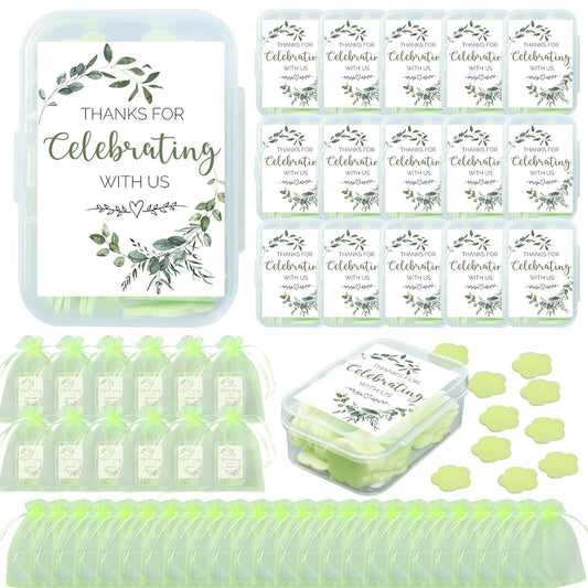24 Pcs Fresh Off The Market Bridal Shower Soap Party Favors - Shes Off The Market Bridal Shower Bachelorette Party, Green Wedding Favors Gifts Supplies for Guests