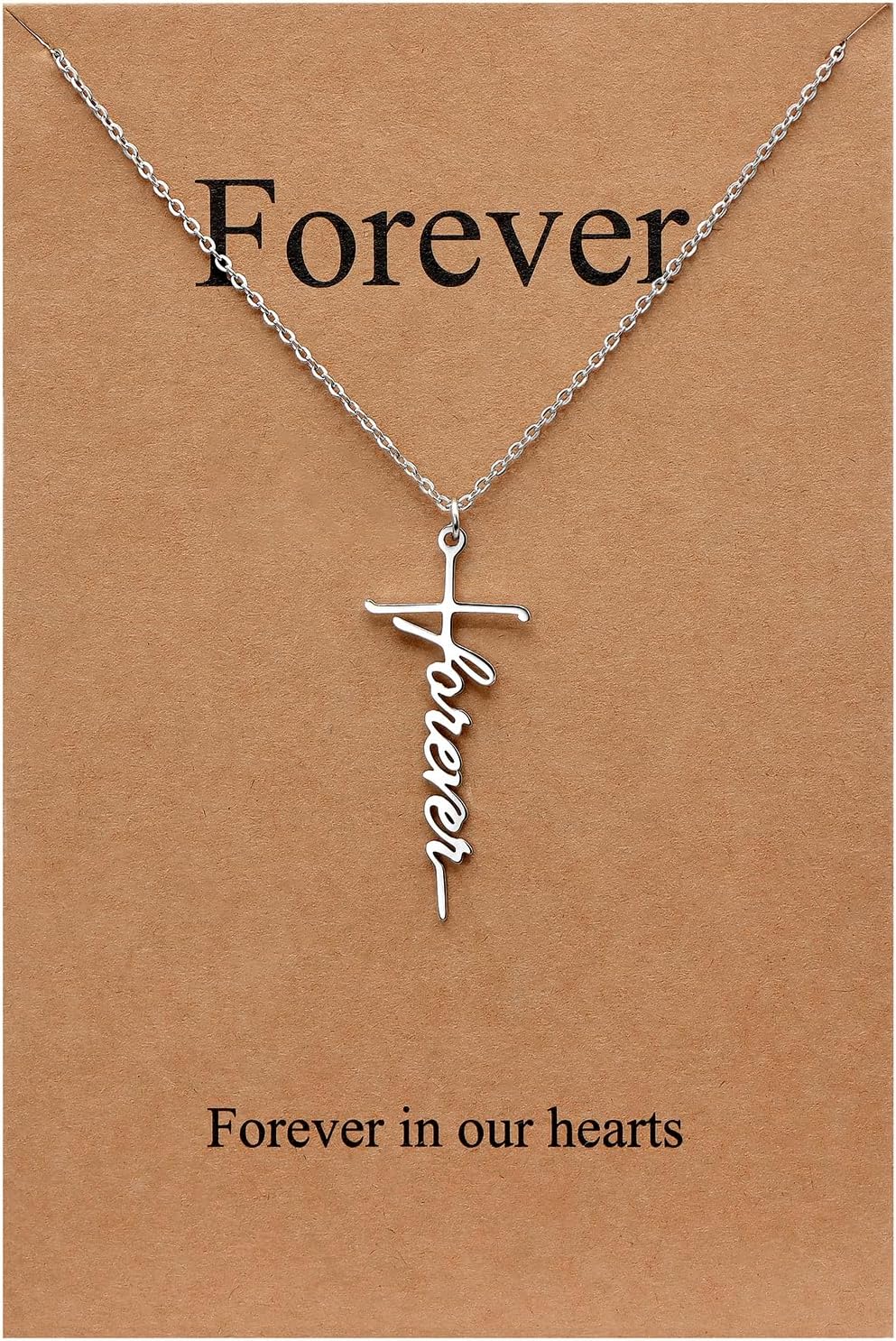 Lcherry Faith Cross Pendant Necklace for Women Religious Christian Jewelry Mother's Day Gifts for Women