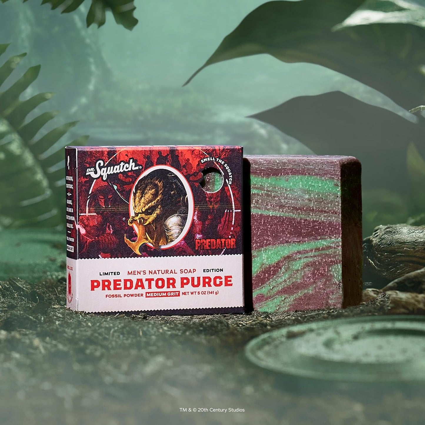 Dr. Squatch Alien & Predator Collection - Natural 4 Soap Gift Set - Cold Process Soap with No Harsh Chemicals - Alien Awakening & Predator Purge (4 Pack)