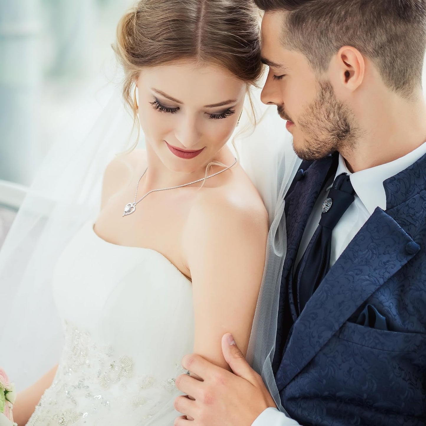 Moissanite Heart Necklaces for Women, Gifts for Wife, 1-3 Carat Moissanite 925 Sterling Silver Love Jewelry, Birthday Wedding Anniversary Christmas Engagements Gifts for Wife Women Her Girlfriend Mom