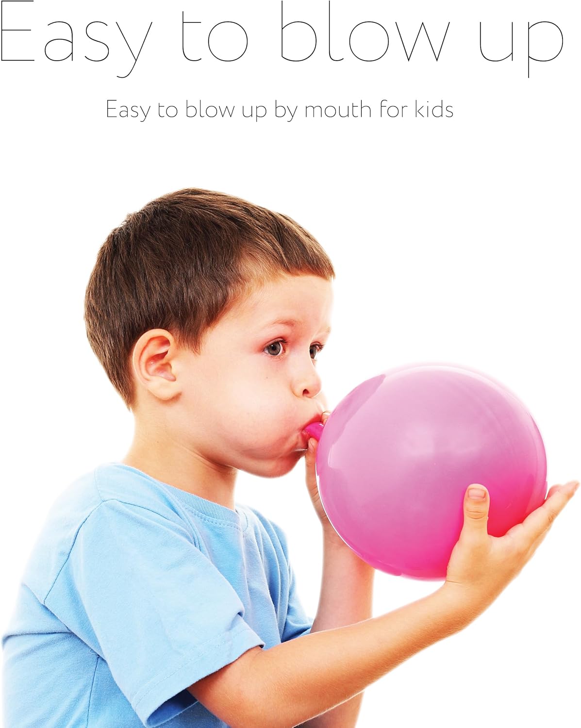 Dusico® Balloons Rainbow Set (100 Pack) 12 Inches, Assorted Bright Colors, Made With Strong Multicolored Latex, For Helium Or Air Use. Kids Birthday Party Decoration Accessory. Easy Blow Up by Mouth