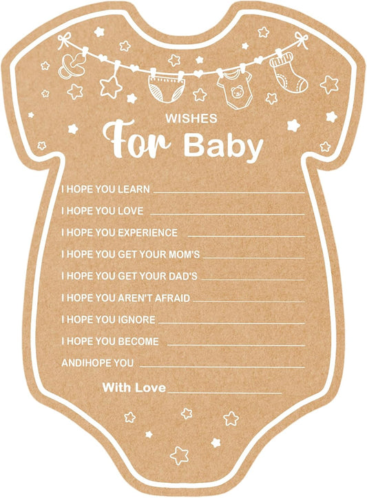 Baby Shower Games, Wishes for Baby, Baby Shower Game, Set of 30 Cards, Baby Games for Baby Shower, Baby Shower Decorations, Baby Shower Ideas