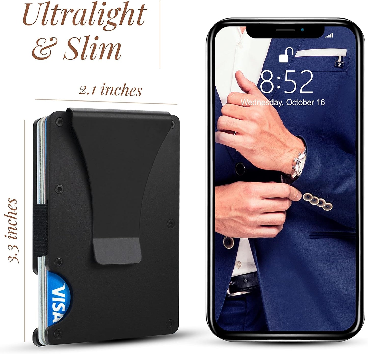 Amazing Groomsmen Proposal Set - Personalized Gifts for 3 Groomsmen, Custom Wallet Set, Wedding Gifts for Men - D2