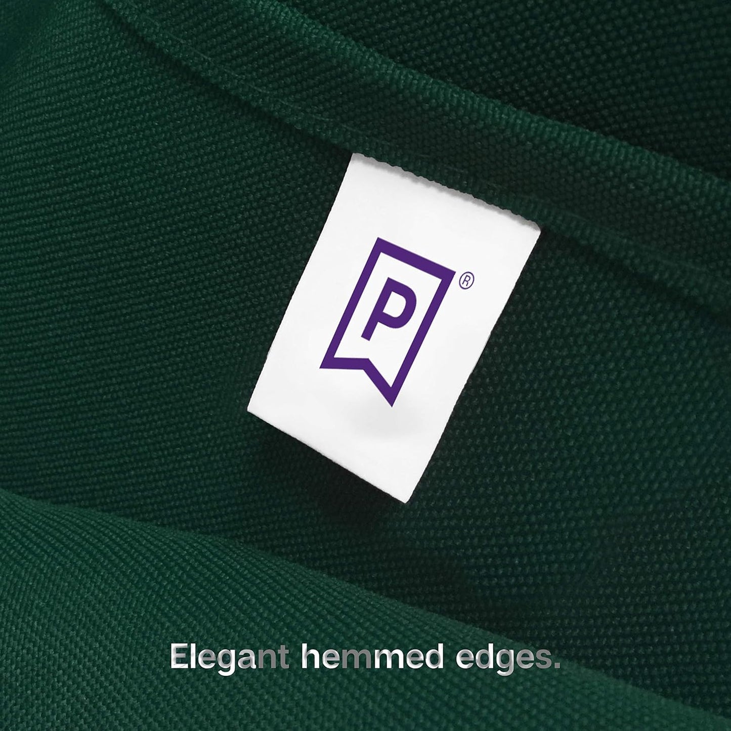 Gee Di Moda Fitted Tablecloth - 48 x 30 Inch Hunter Green Fitted Table Cloth for 4 Foot Rectangle Table - Heavy Duty Washable Fabric - for 4 Ft Buffet Table Holiday Party Dinner Wedding & Trade Show