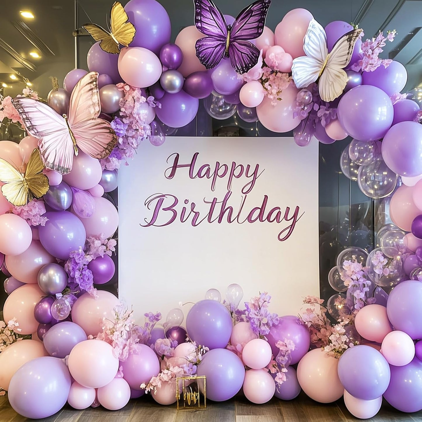 RUBFAC 120pcs Pastel Purple Latex Balloons 12 Inch Lavender Matte Light Purple Balloons for Birthday Baby Shower Graduation Anniversary Wedding Party Supplies Garland Arch Decoration