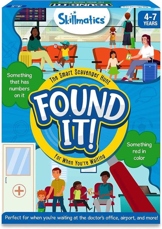 Skillmatics Scavenger Hunt Card Game - Found It for When You're Waiting, Travel & Learning Toy, Fun Family Game, Gifts for Girls, Boys, Kids Ages 4, 5, 6, 7
