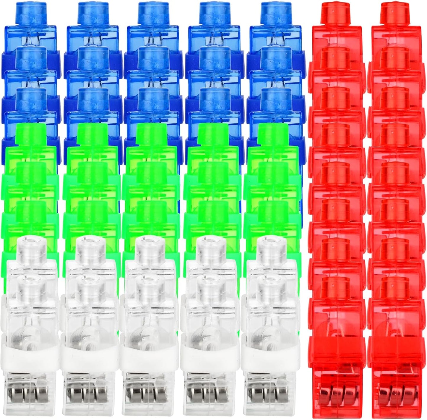 60Pcs LED Finger Lights Mini Finger Flashlights for Kids Glow, Novelty Toys Party Favors for Birthday Christmas Halloween, Party Supplies for Parties Cheering Novelty Toys Gift for Kids, Adult