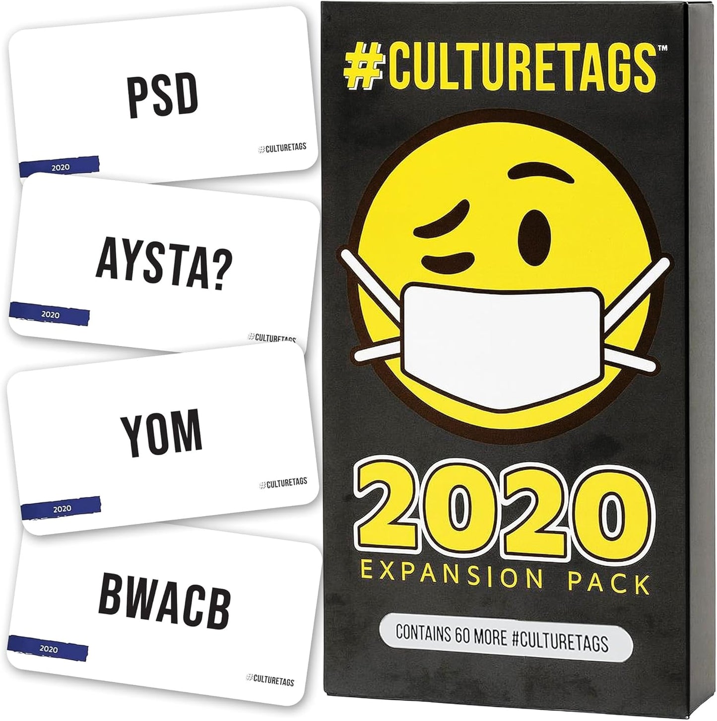 Expansion Pack 2020 Review, Gift for Family Fun & People Who Love Hashtags + Culture, 60 Cards, Extended Play Party Game Set, Ages 13+ Years, CB Games