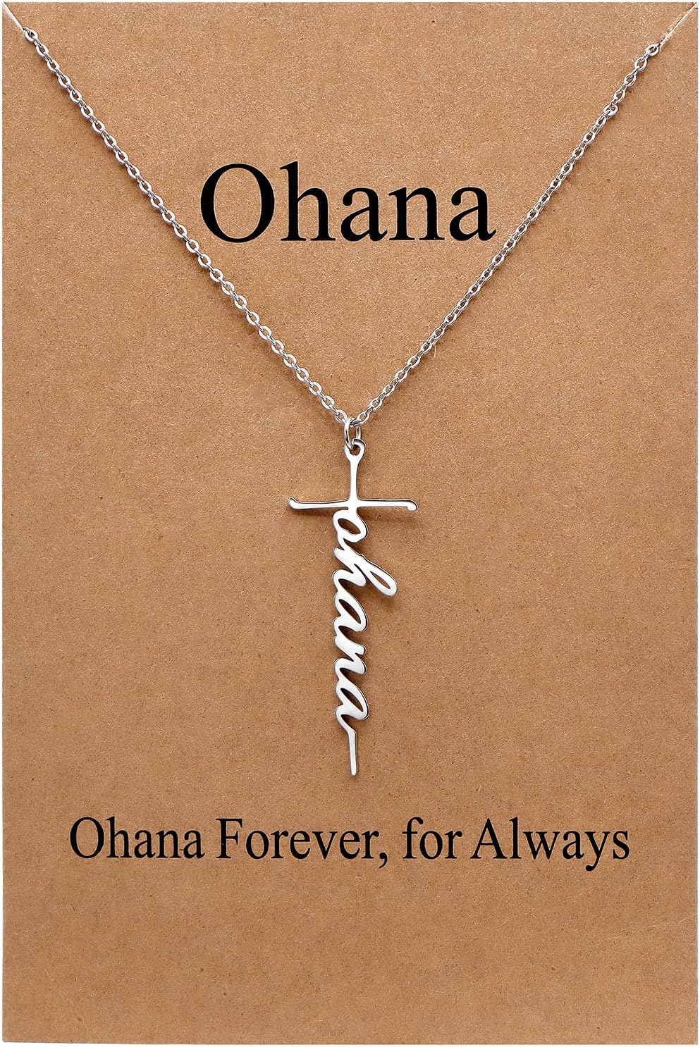 Lcherry Faith Cross Pendant Necklace for Women Religious Christian Jewelry Mother's Day Gifts for Women