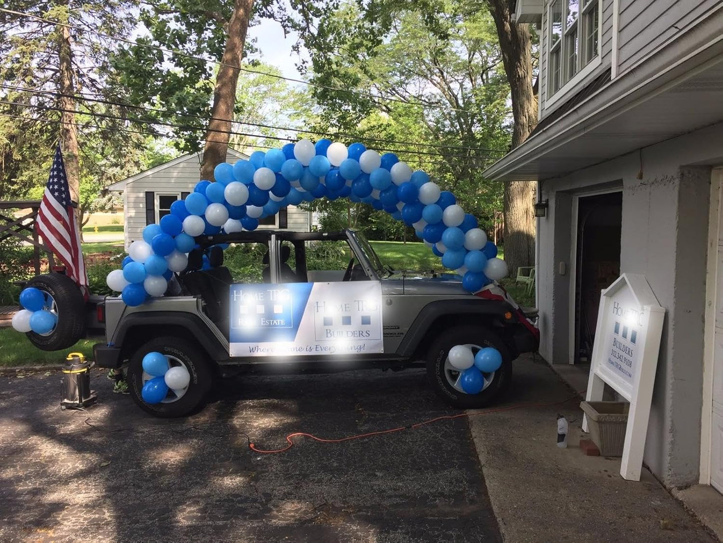 KADBANER White Blue Light Blue Balloons,100 Pack 12 Inch Latex Balloons