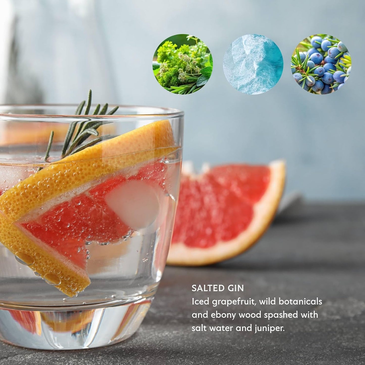 Mistral Salted Gin Luxury Bar Soap for Men | Men’s Natural Soap Bar | Paraben, Phthalates Free | Moisturizing & Triple-Milled Natural Soap for Men - Made in France | Large, 8.8 oz