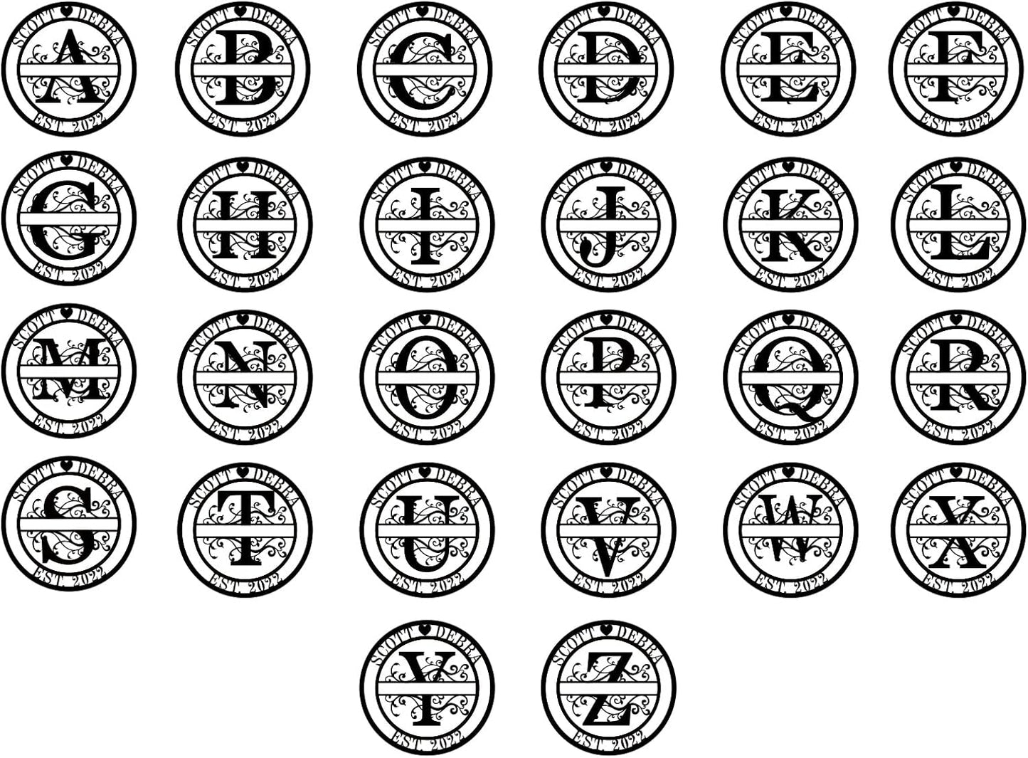 Wedding Gifts for Couples 2025 Last Name Signs for Home Personalized Metal Signs Monogram Wall Decor Personalized Family Name Anniversary Wedding Gift