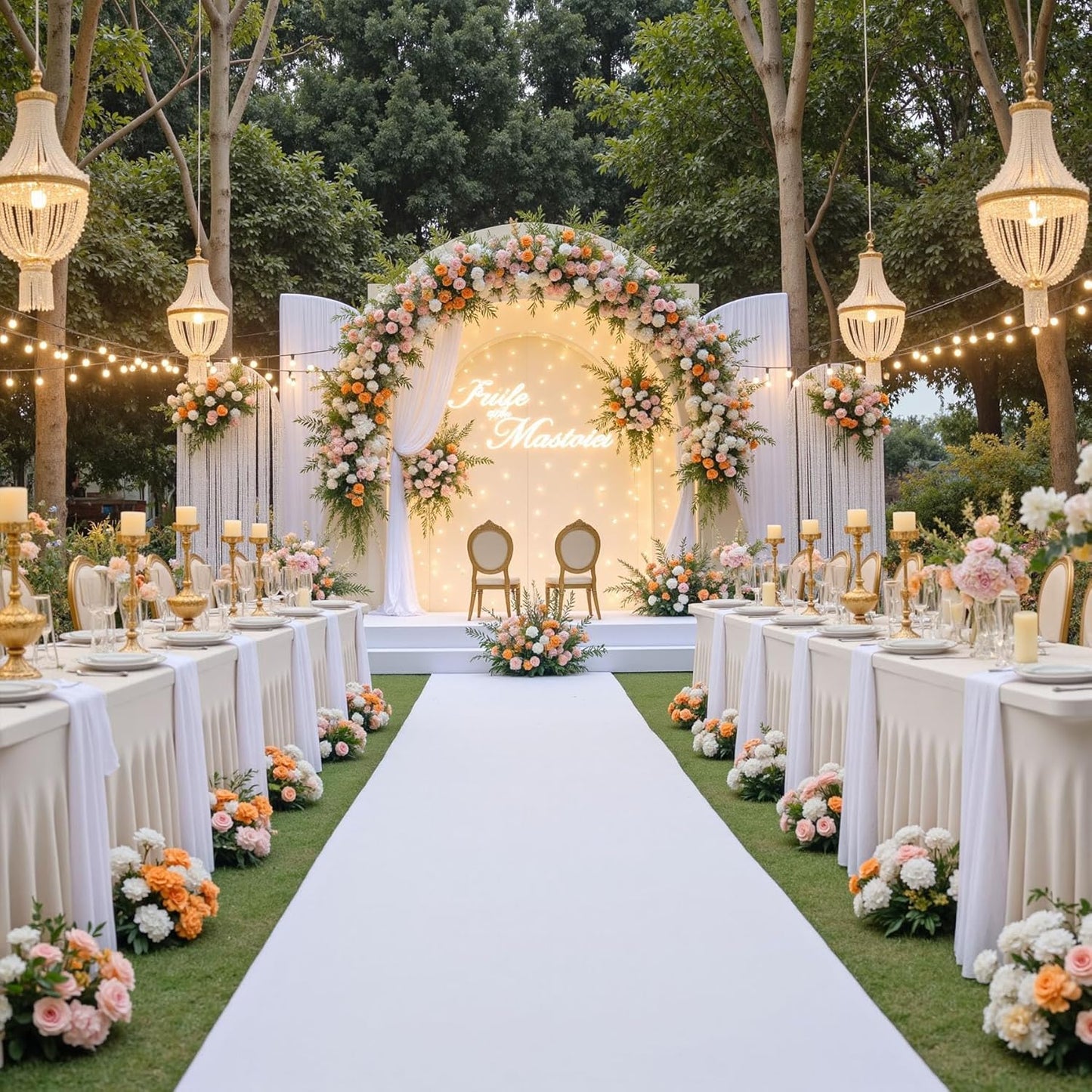 8pk Spandex Ivory Tablecloths for 6 Foot Rectangle Tables, Stretch Table Cloths 6ft Fitted Table Cover Desk Skirt for Parties Weddings Birthday Banquet Baby Shower