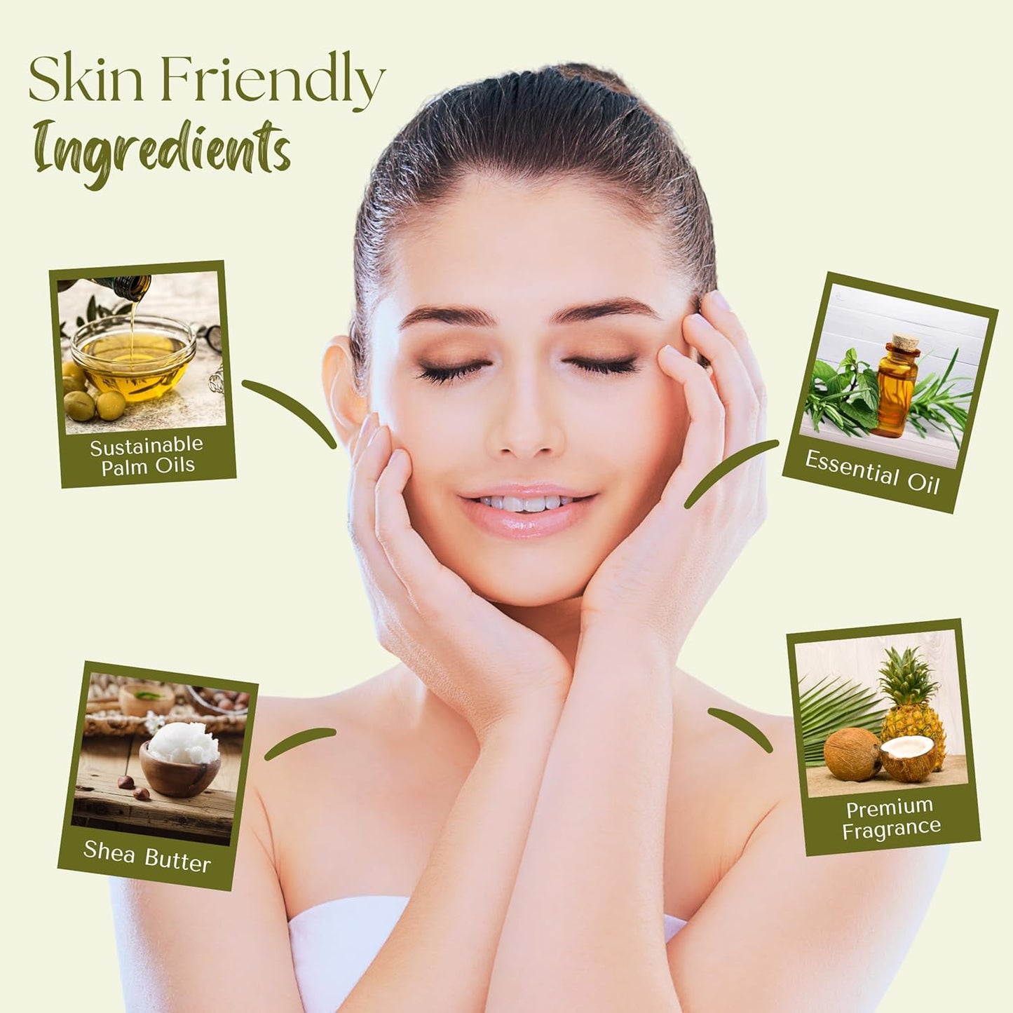 Wavertree & London Pineapple, Coconut & Lime Scented Natural Soap (2 Bars), 7oz Moisturizing French Triple Milled Soap Bars enriched with shea butter - Pure Plant Oil Bath & Body Soap Bars