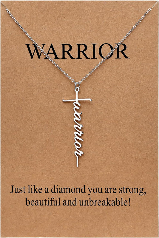 Lcherry Faith Cross Pendant Necklace for Women Religious Christian Jewelry Mother's Day Gifts for Women