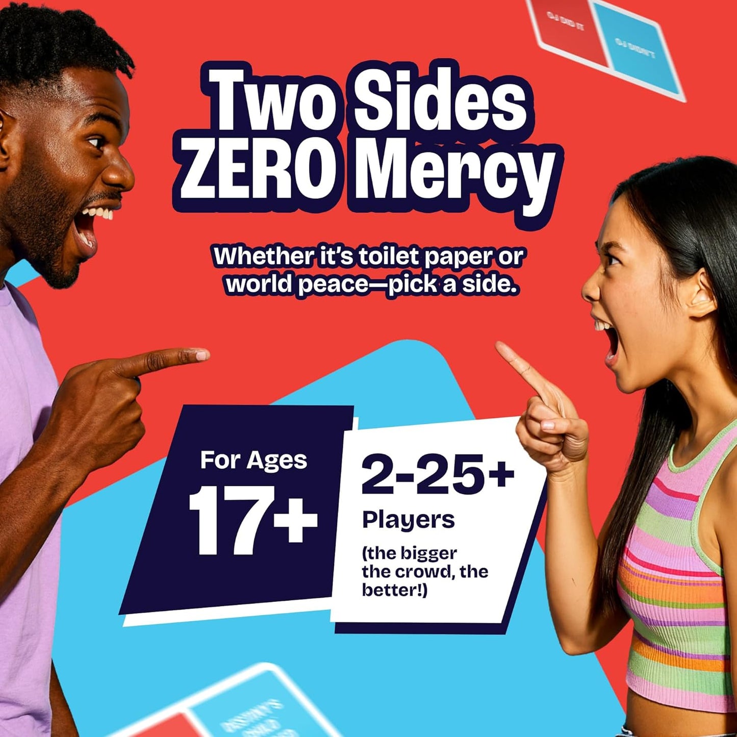 WRECKoncilable Differences – Party Game for Adults 17+ | Debate Card Games for Game Night, Kickbacks & Parties | Rock Paper Scissors Adult Game | 2-25+ Players