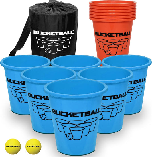 BucketBall | Original, Largest & Most Durable Brand | Supports USA Jobs | Ultimate Outdoor & Tailgate Game | Perfect for Beach, Pool, Lawn, Yard, Camping