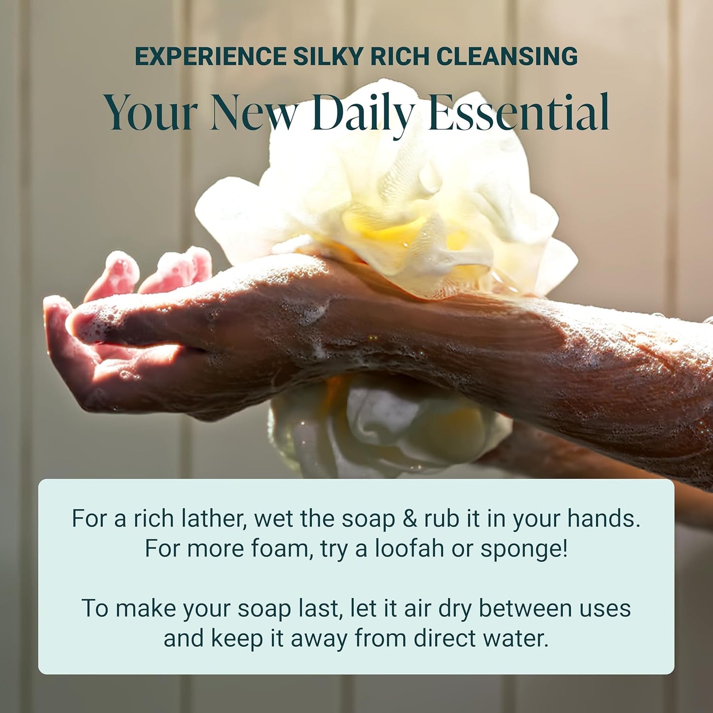 The Bubble Factory Handmade Natural Bath & Body Soap Bar, Vegan, All-Natural, Palm Oil Free, Made in USA with Shea Butter + Essential Oils, Lavender Collection, 3 Bars