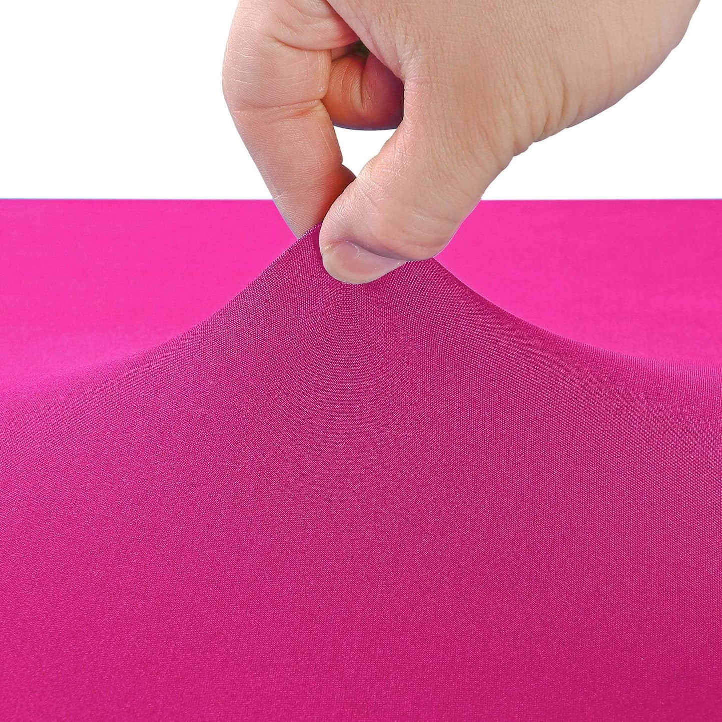 LZY Spandex Fitted Stretch Table Cover for 6 ft or 4ft or 8ft Folding Table, Rectangular Cocktail Tablecloth, Perfect for Party or Banquet