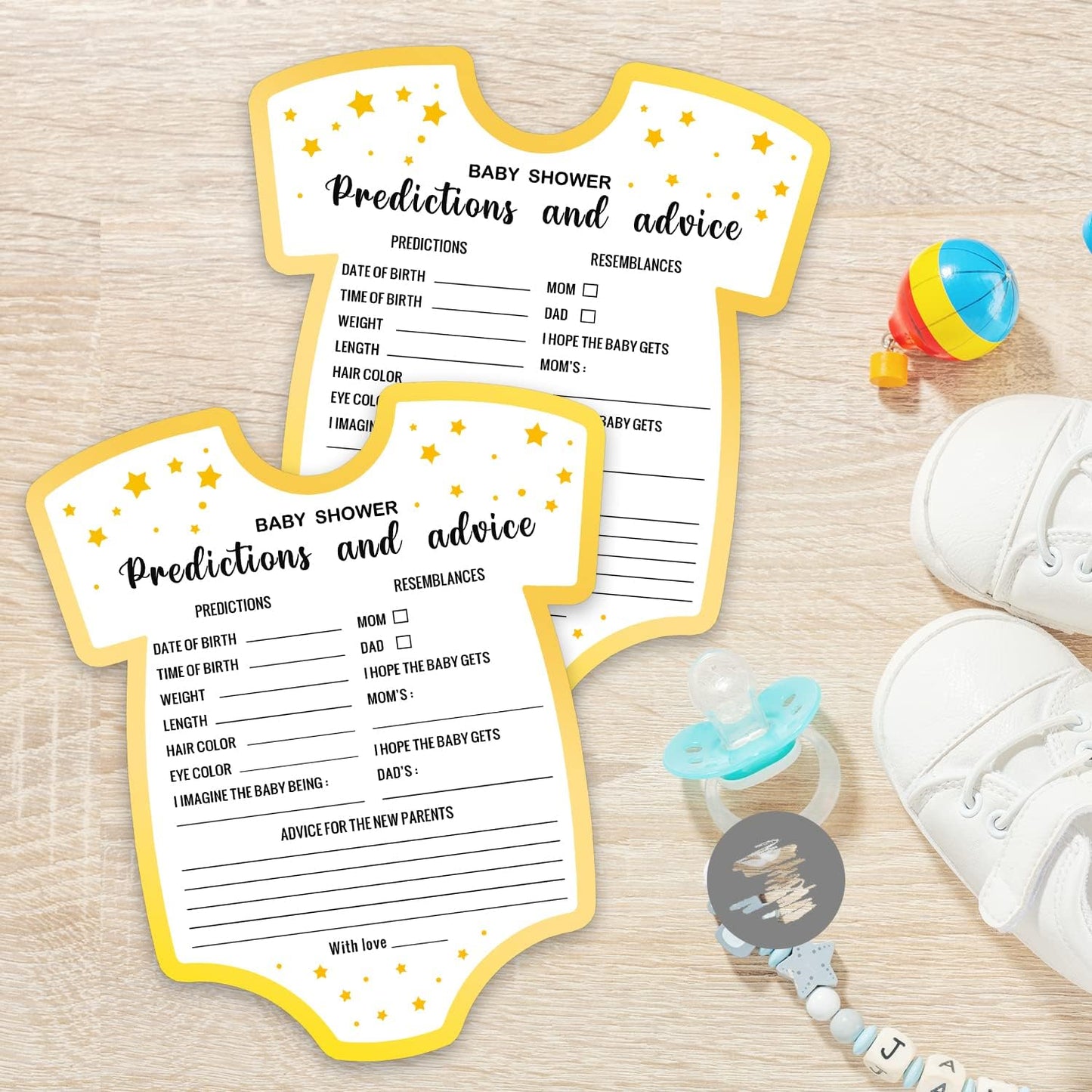 Baby Shower Game: 30 Predictions & Advice, Girl or Boy Baby Messages, Gender Neutral Wishes, Party Games & Activities