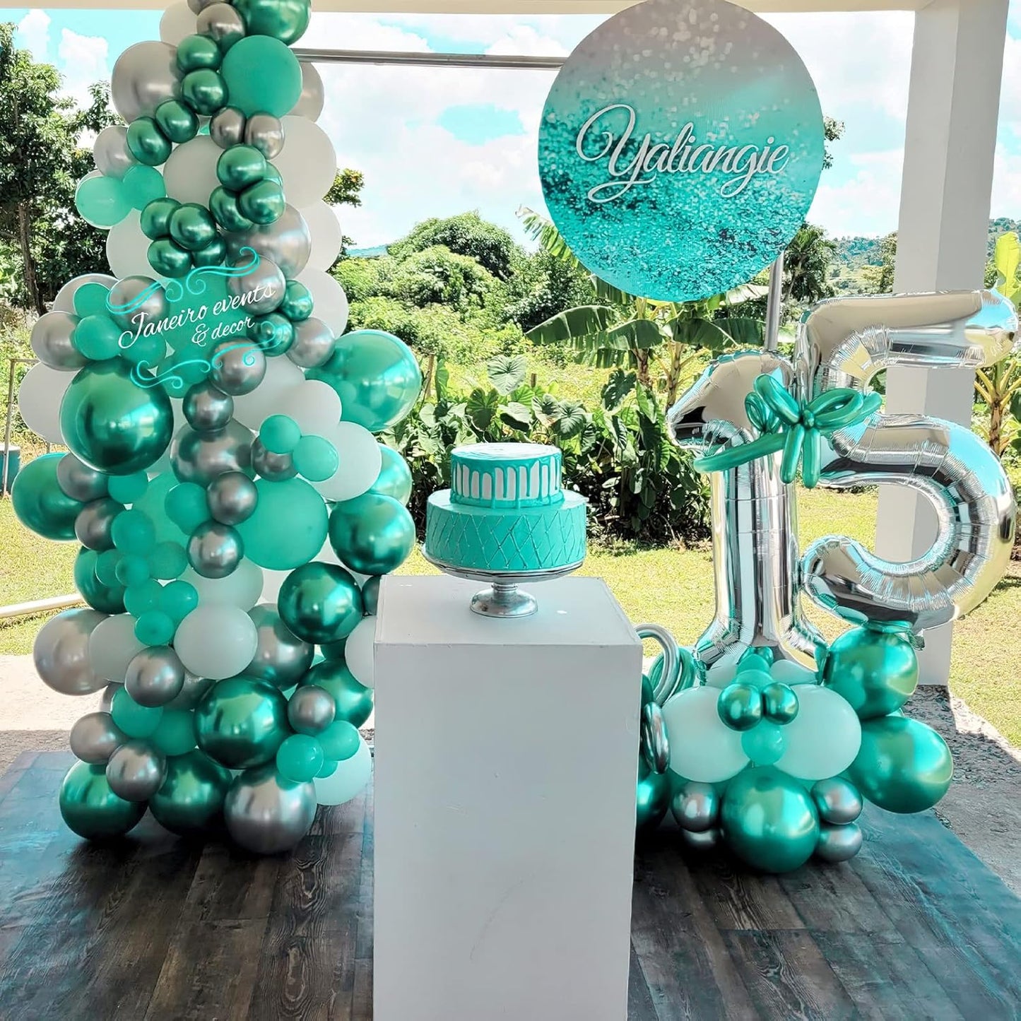 PartyWoo Teal Balloons 50 pcs 12 Inch Pastel Teal Turquoise Peppermint Mint Balloons for Graduation Gender Reveal Baby Shower Wedding Anniversary Birthday Party Decorations Mint-Q03