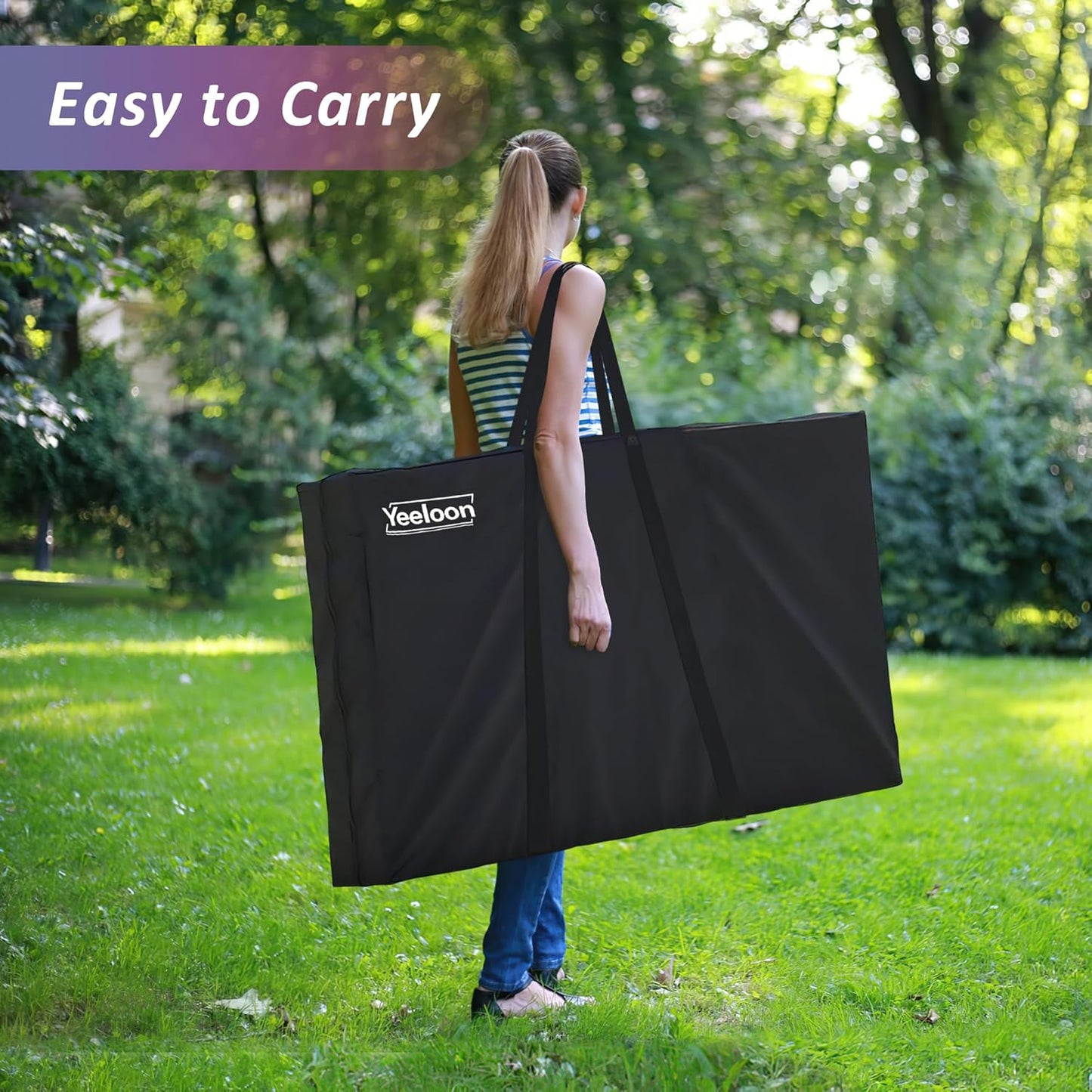 Cornhole Set, Regulation/Tailgate Size Cornhole Boards with 8 Bean Bags and Carrying Case, 4x2/3x2 Corn Hole Outdoor Game Toss Board for Adults Outside Activities