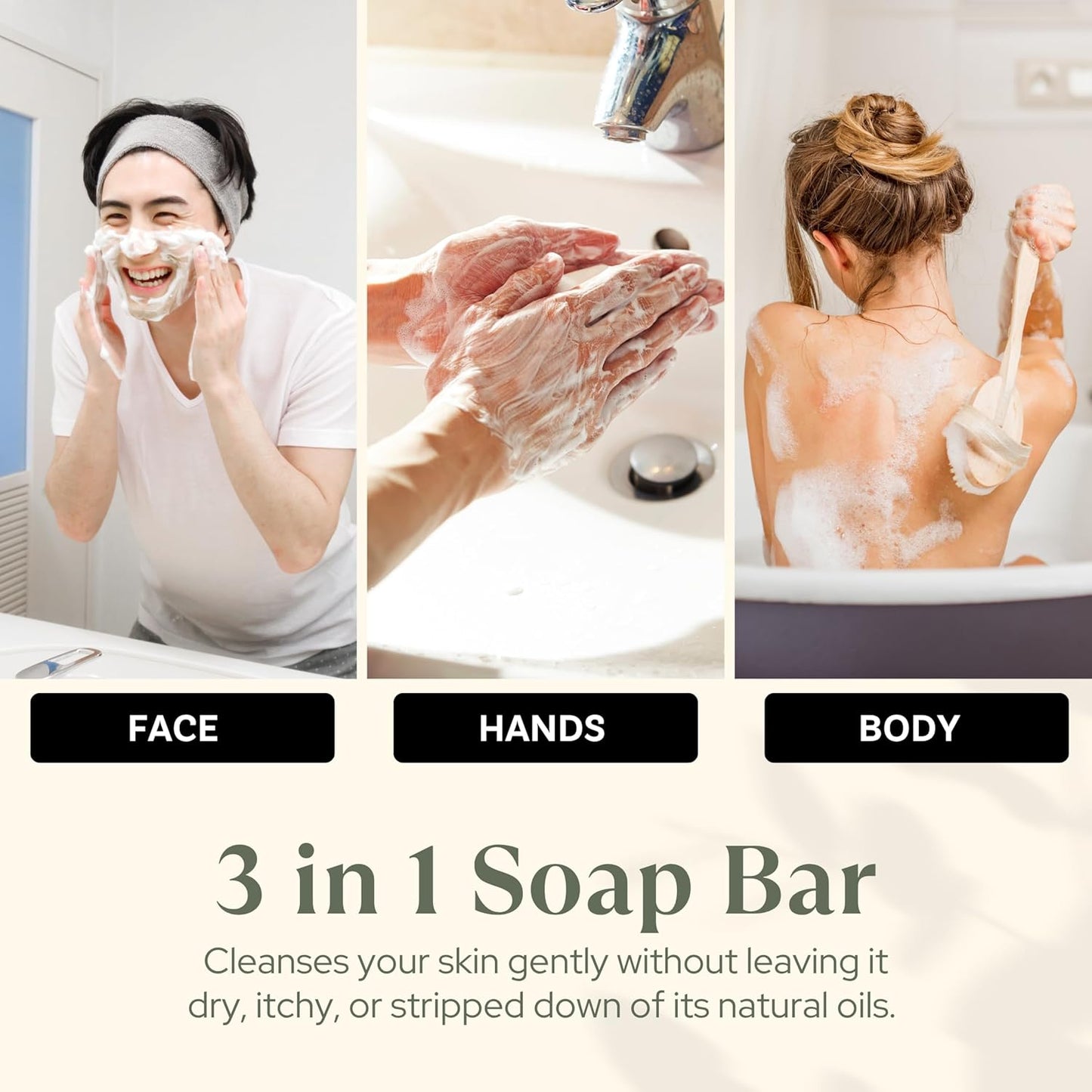 Wavertree & London Noir Scented Natural Soap (2 Bars), 7oz Moisturizing French Triple Milled Soap Bars enriched with shea butter - Pure Plant Oil Bath & Body Bars for All Skin Types