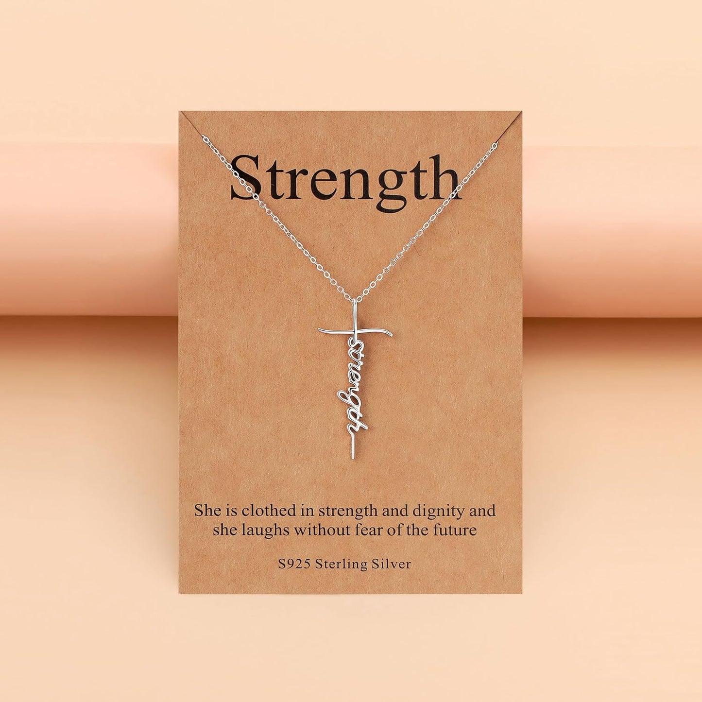 Lcherry Faith Cross Pendant Necklace for Women Religious Christian Jewelry Mother's Day Gifts for Women