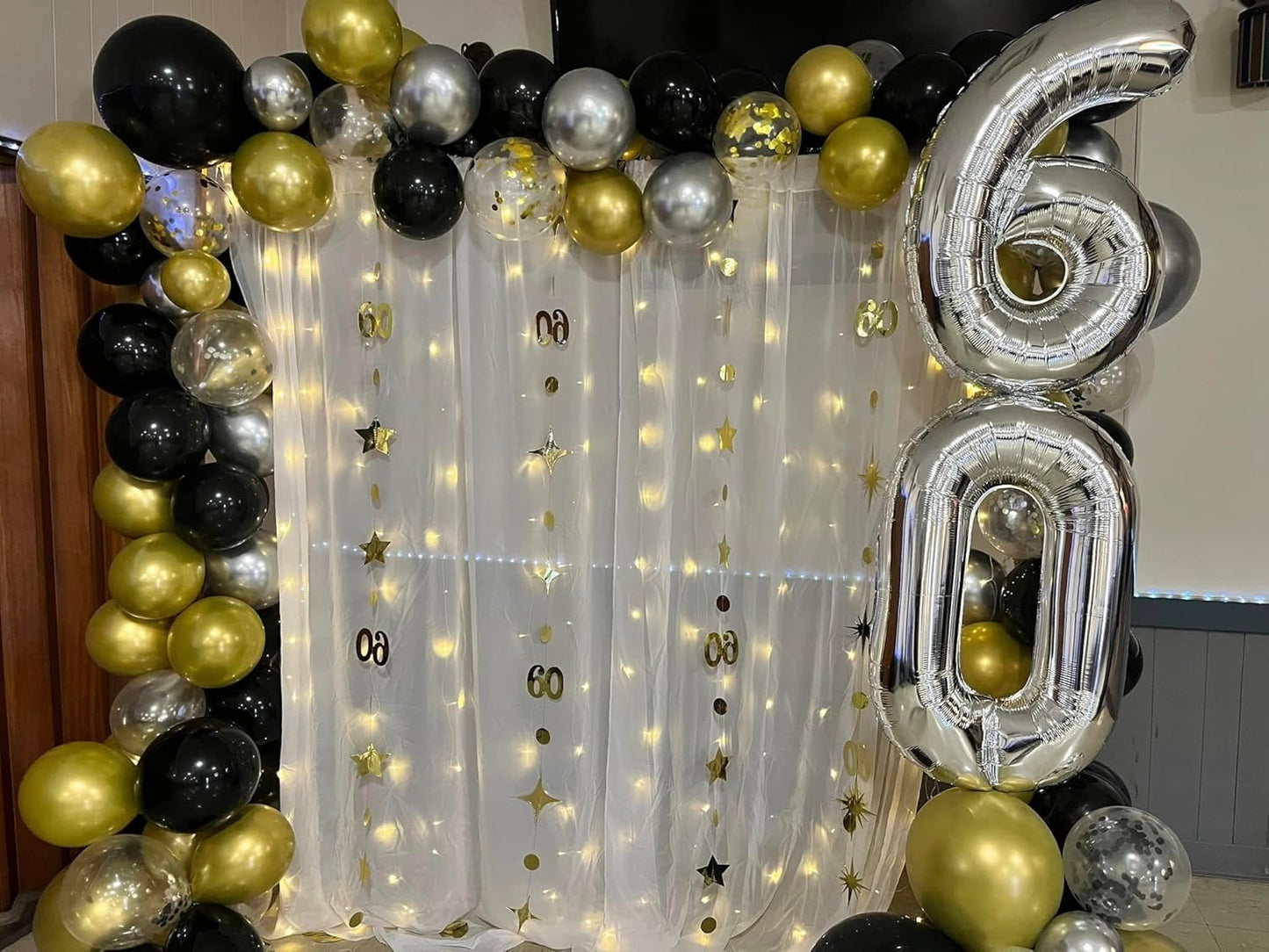 Silver Number 0 Balloon 40 Inch, 0 Balloon Number for 10th 20th 30th 40th 50th 60th Birthday Decorations, Silver Party Supplies