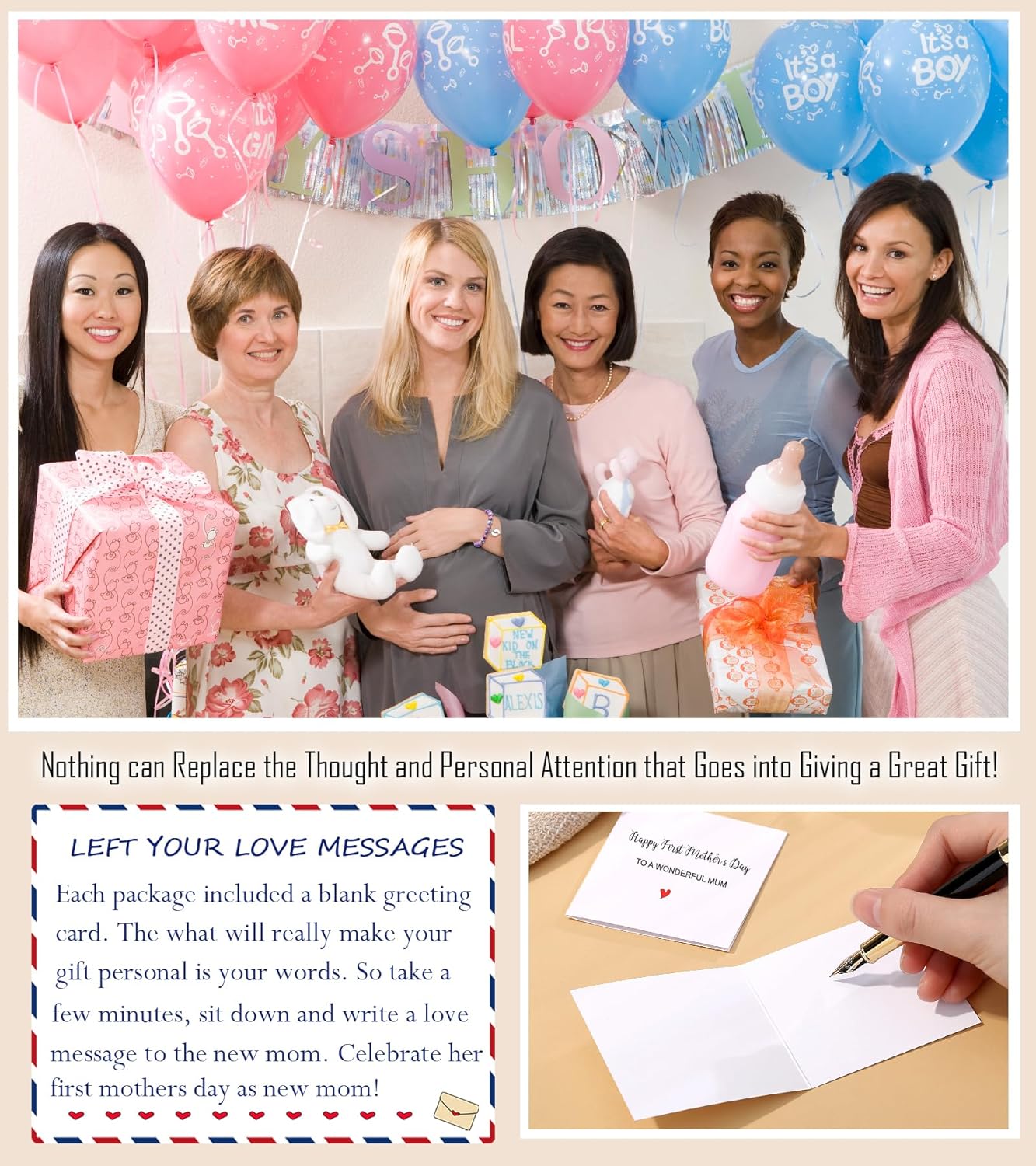 TONY & SANDY New Mom Gifts, Bracelets for First Time Moms on Mother's Day, Birthday, Christmas, Stocking Stuffers