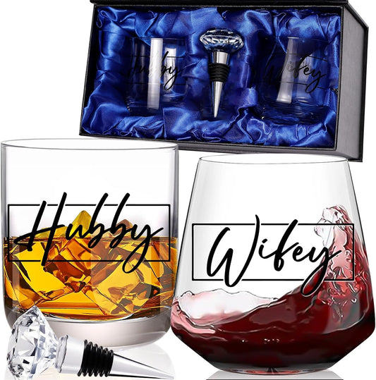 Couple Gifts for Wedding Engagement, Mr and Mrs Gift, Bridal Shower gifts, Cool Couples Gifts Wishes for Couples Newlywed Mr and Mrs Him and Her