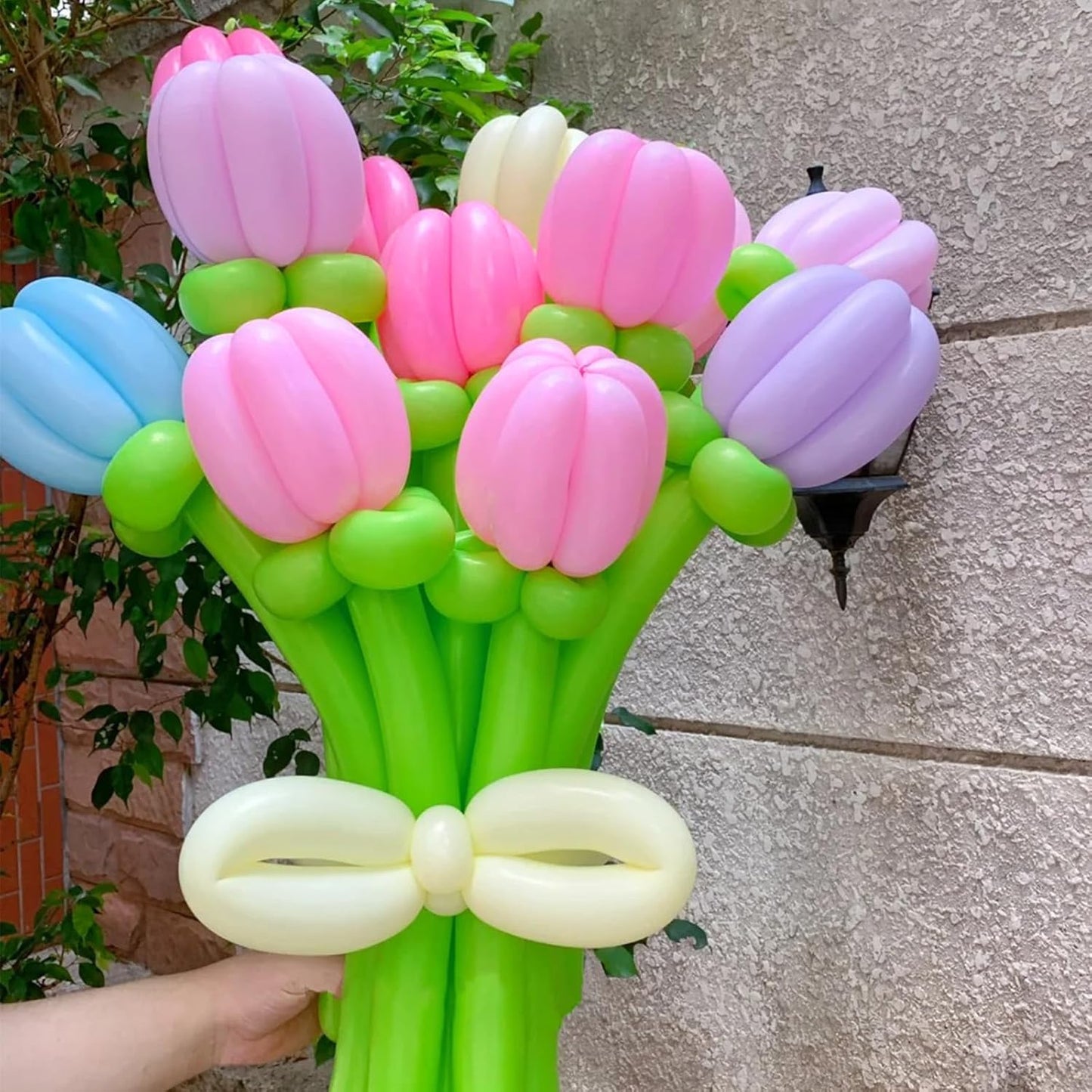 Pink 260 long Balloons 100 Pack Matte Pink Modeling Long Magic Balloons Thickening Latex Twisting DIY Animal Balloon for Birthday Wedding Christmas Festival Party Decoration