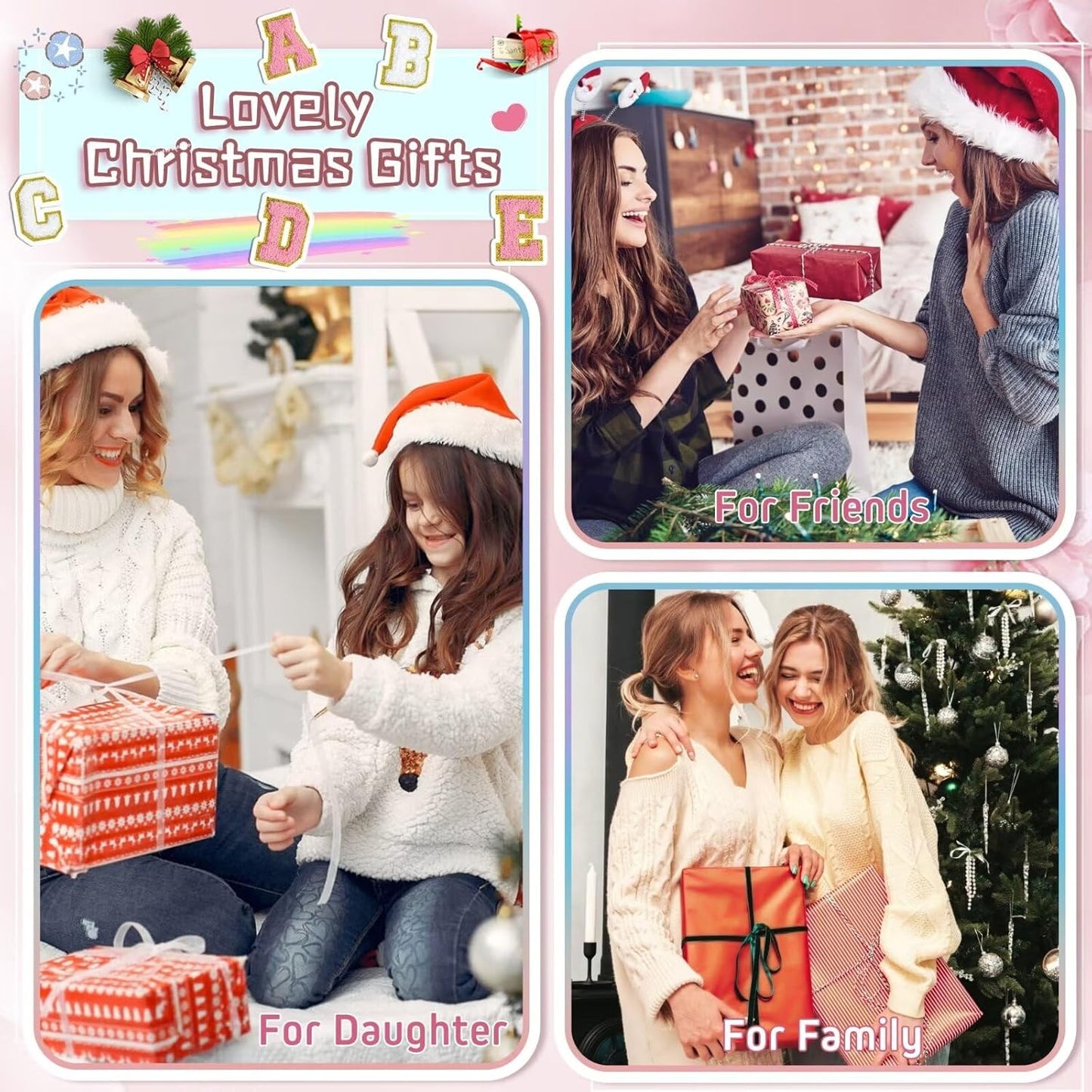 TOPEAST Initial Makeup Bags for Women, Personalized Portable Cosmetic Bag with Zipper, Cute Makeup Pouch, Bridesmaid Gifts for Wedding Day, Teen Girl Trendy Stuff(White X)