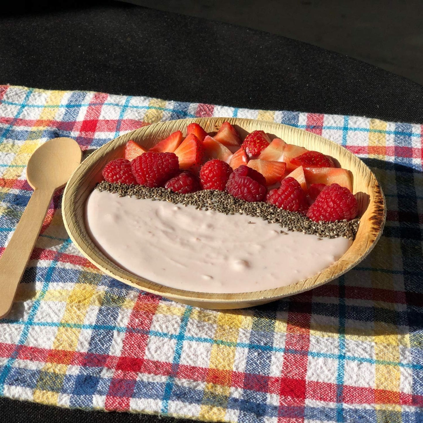 Raj Disposable Palm Leaf Bowls (25 Count, 6.5" Bowls) Strong Bowl Like Bamboo Party Bowl - Decorative Compostable Tableware for Lunch, Dinner, Camping, Outdoor, BBQ, Picnic, Parties