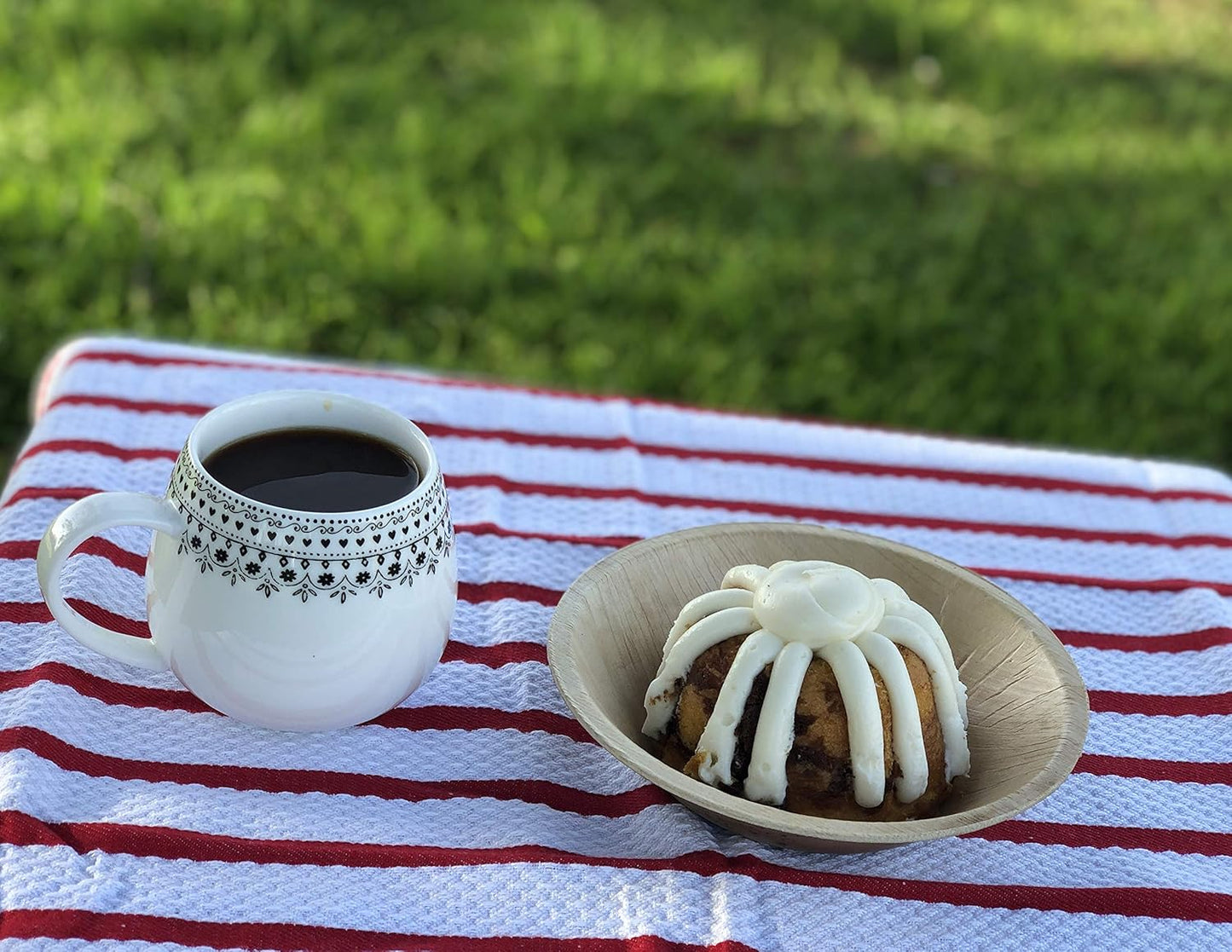 Raj Disposable Palm Leaf Bowls (50 Count, 6.5" Bowl) Strong Bowls Like Bamboo Party Bowl - Decorative Compostable Tableware for Lunch, Dinner, Birthday, Outdoor, BBQ, Picnic, Parties