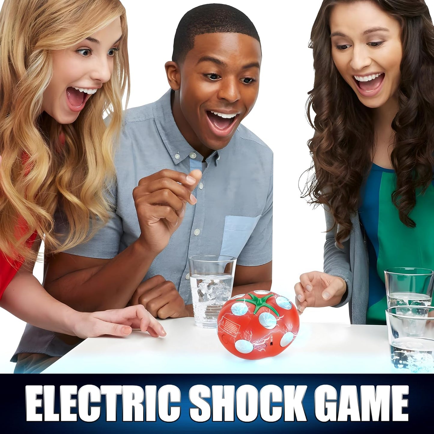 Hot Potato Game for Kids,Party Games for Adults,The Funny Electric Shock Game of Shocking Tomato,Gag Gifts and Fun Party Games for Teens