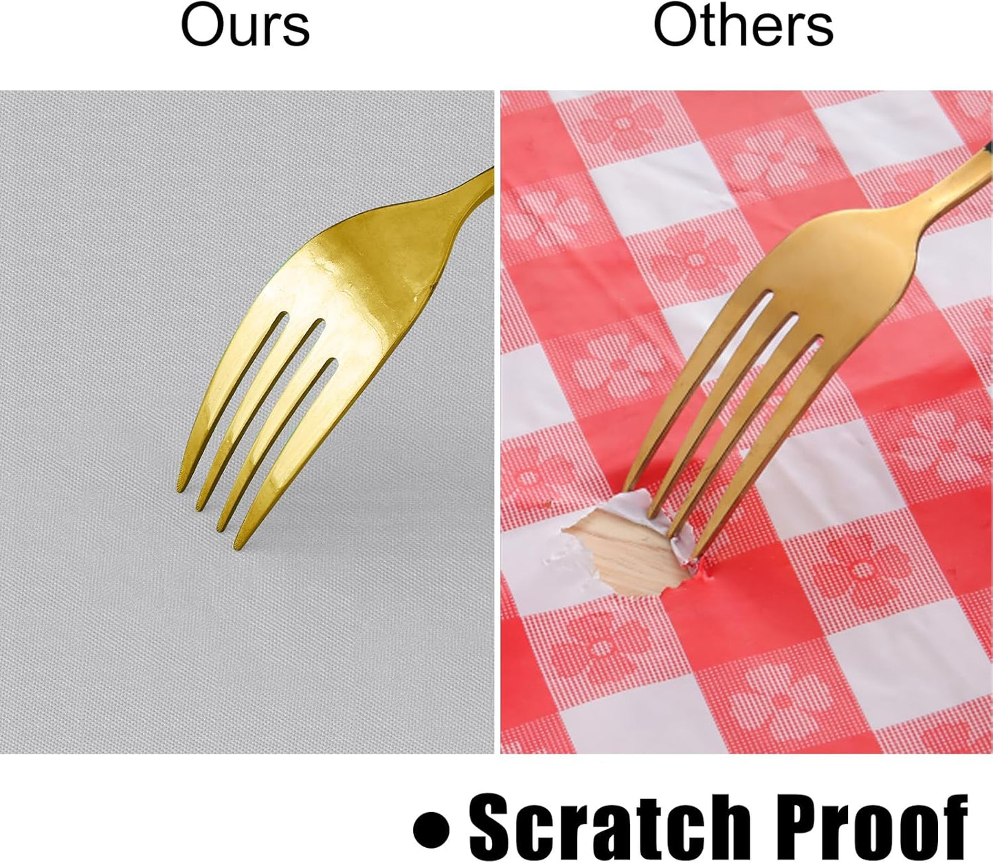 homing Rectangle Vinyl Tablecloth, Waterproof Spillproof Plastic Flannel Backed Table Cloth, Wipe Clean Table Cover for Dining, Buffet Parties and Camping (Light Grey, 54" x 78")