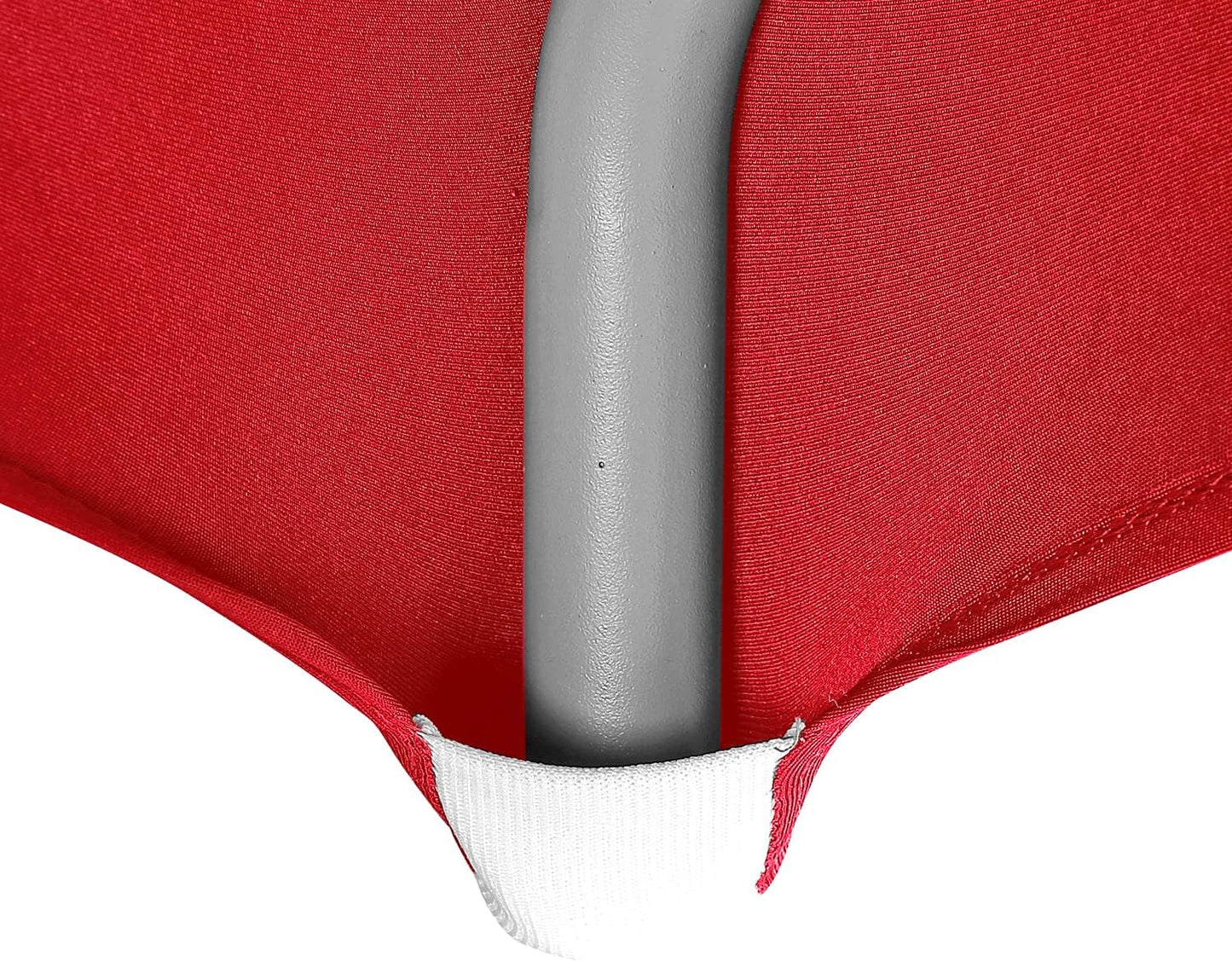 LZY Spandex Table Covers 6 Feet, Stretch/Fitted Table Covers for 6 Feet Folding Table, Rectangular Spandex Table Cloths for Wedding Party or Event (6FT-2PCS, Red)