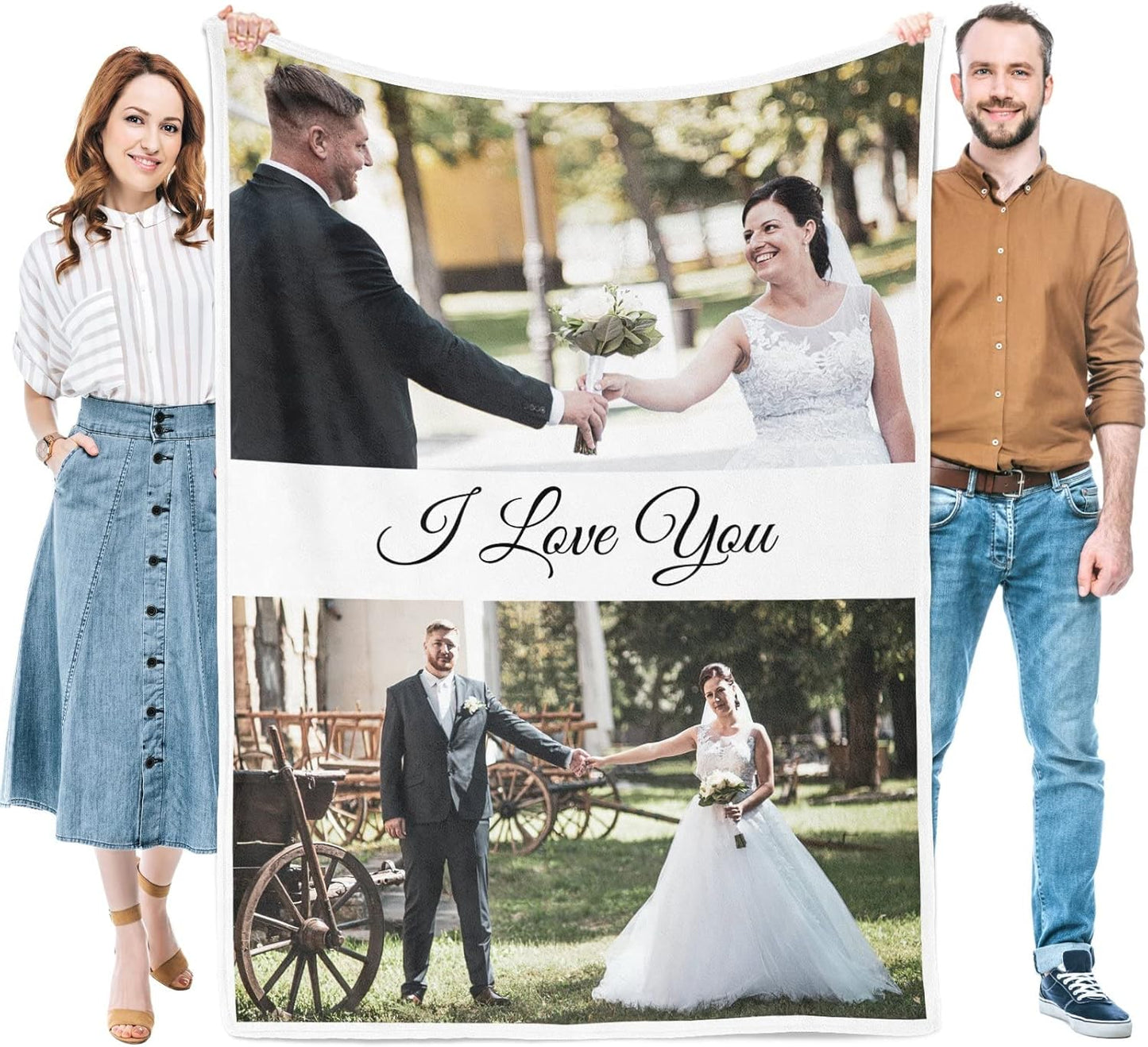 Personalized Gifts for Couples, Custom Blankets with Photos, Personalized Blanket with Picture, Customized Blankets with Pictures, Personalized Gifts for Wedding, Anniversary, Wife Gifts