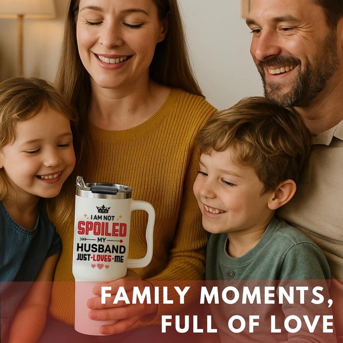 Christmas Gifts for Wife from Husband, Anniversary Wedding Gifts for Wife, Wifes Birthday Gift Ideas, Wifey Cup Present for Her - Wife Gift for Valentine's Day, Christmas - Wives Coffee Mug 40 Oz