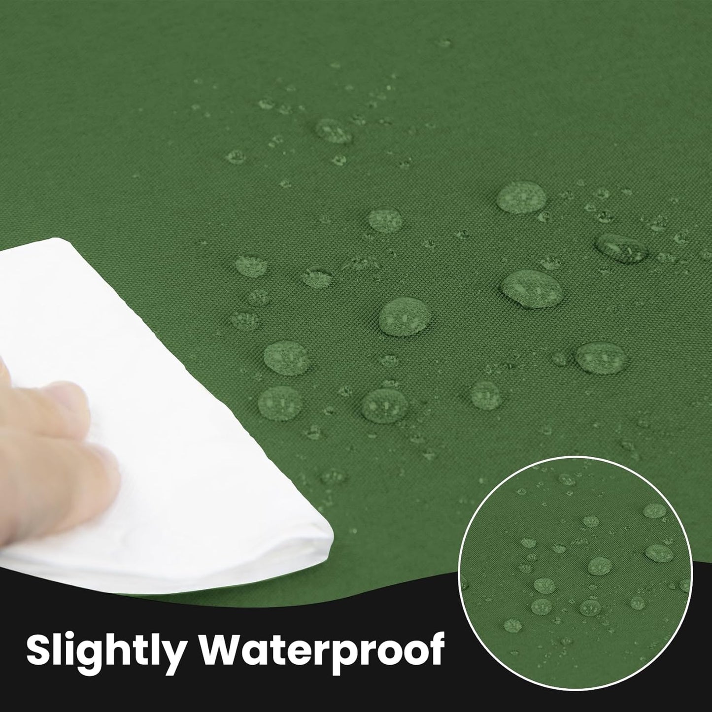 Ascoza 2 Pack Fitted Tablecloth for 6 Foot Rectangle 72 x 30 Inch Willow Table Covers Water Resistant Polyester Cloth for Folding, Parties,Display, Trade Show (Willow)