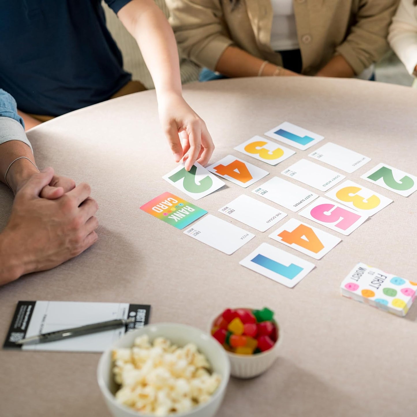 Party Game - The Card Game About How Your Friends and Family Rank Things, Stocking Stuffers and Board Games Night with Friends with Polarizing Priorities