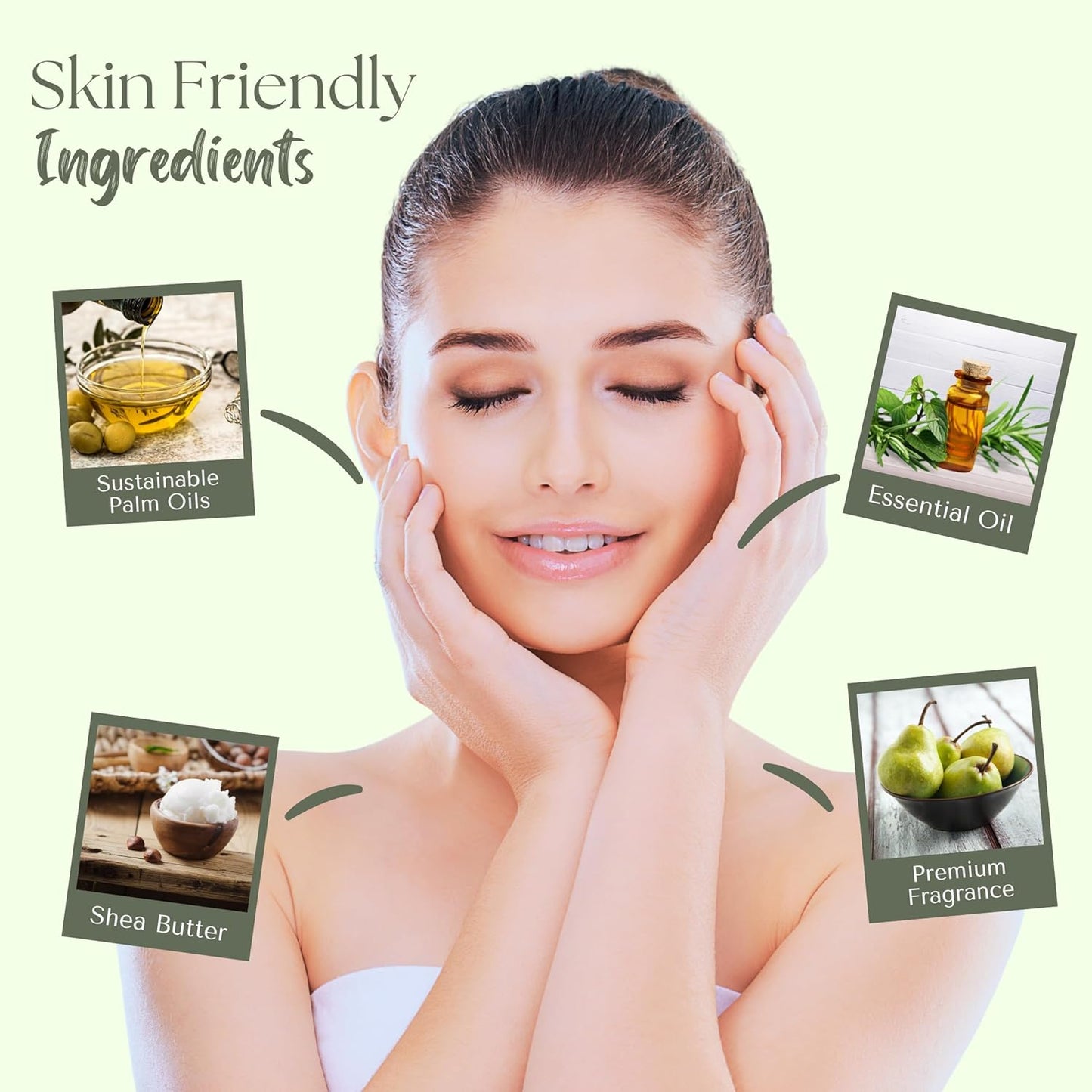 Wavertree & London French Pear Scented Natural Soap (2 Bars), 7oz Moisturizing French Triple Milled Soap Bars enriched with shea butter - Pure Plant Based Bath & Body Bars for All Skin Types