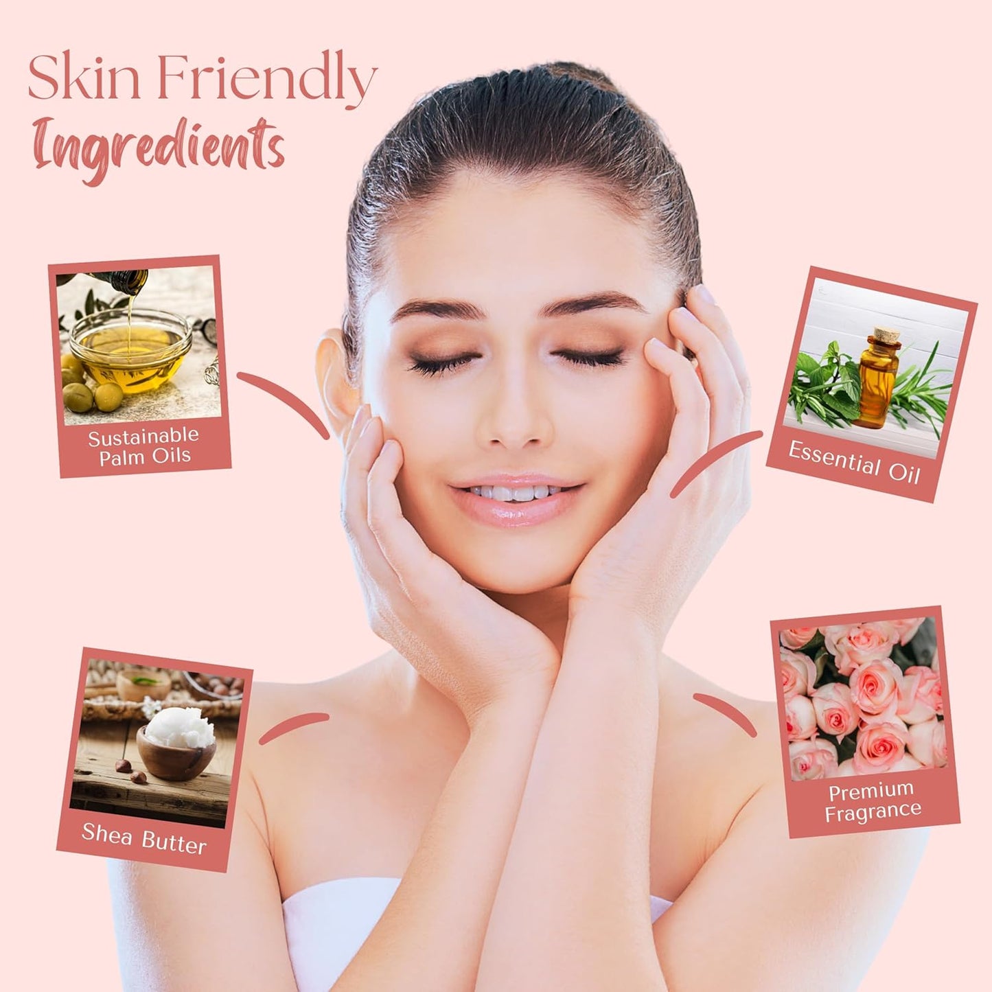 Wavertree & London English Rose Scented Natural Soap Bars for Women & Men (2 x 7oz) – Moisturizing Triple-Milled Soap Bars Enriched with Shea Butter – Plant-Based Bath & Body Bar for All Skin Types