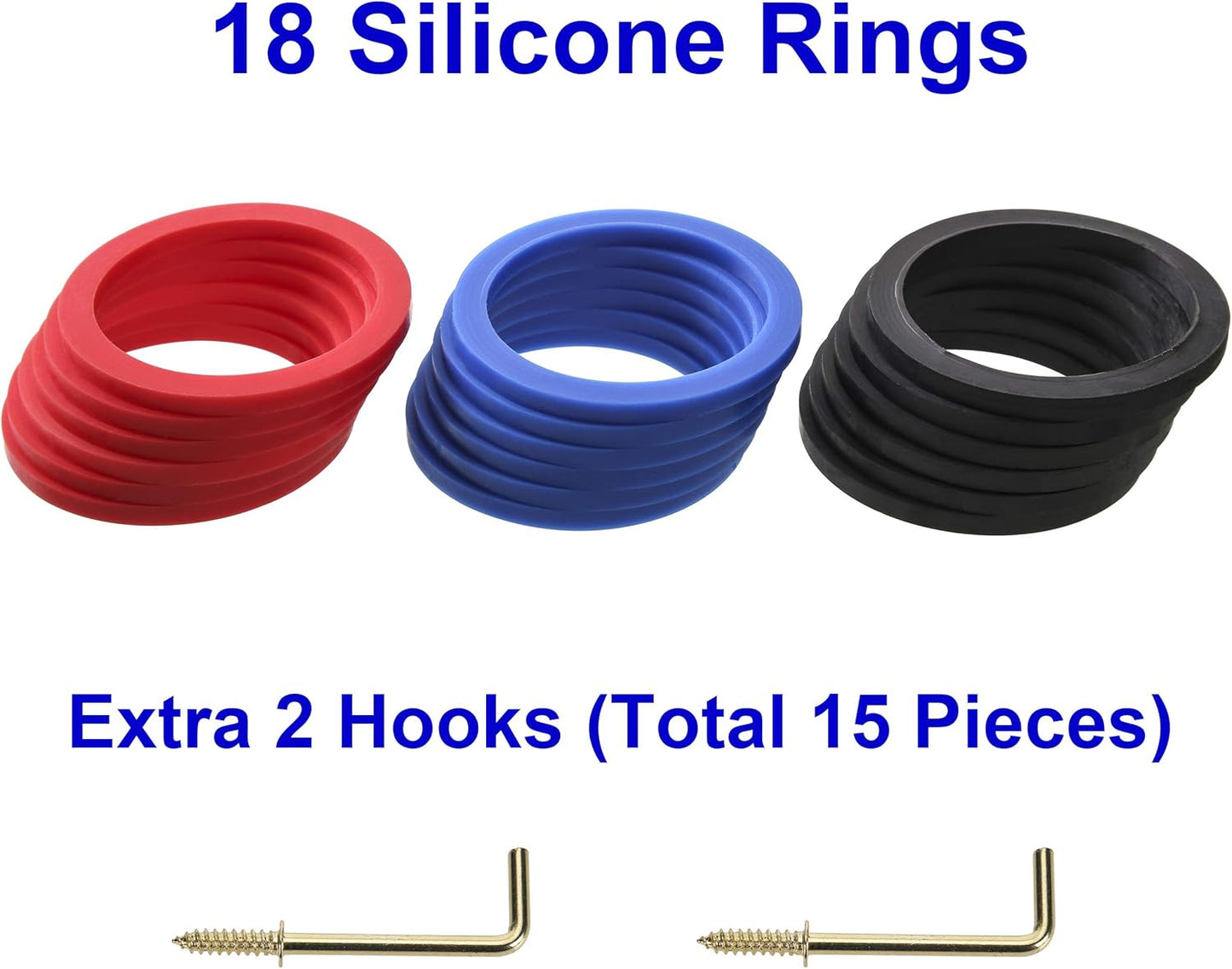 SUNGIFT Hook Ring Toss Game for Adults & Kids - Yard Hooky Ring Tossing Games - Hookie Wall Game Indoor & Outdoor Family Fun - Home, Party, Office, Camping & Backyard Games