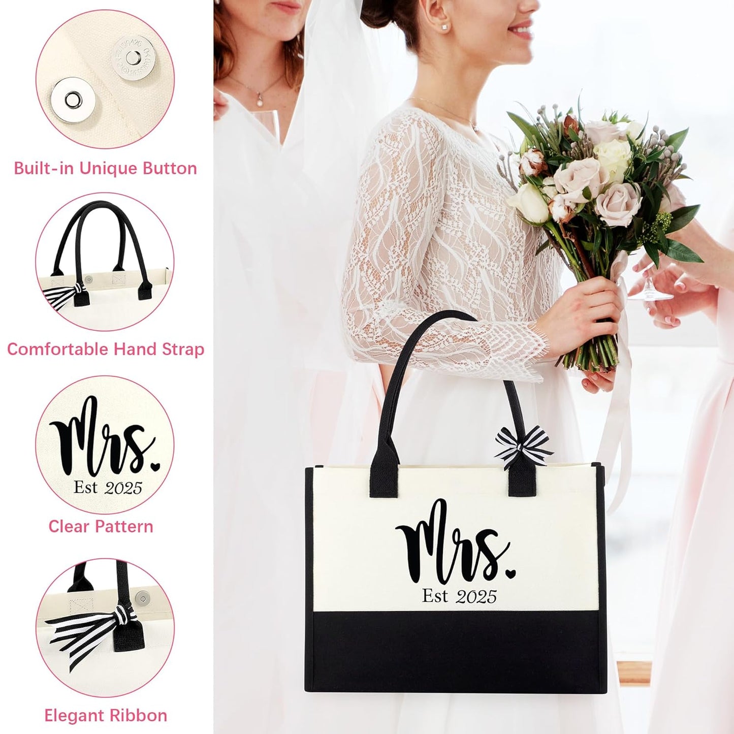 Bride Gifts for Bridal Shower 2025, Wedding Gifts for Bride to Be, Future Mrs, Engagement, Bachelorette Party Gift Set of 5