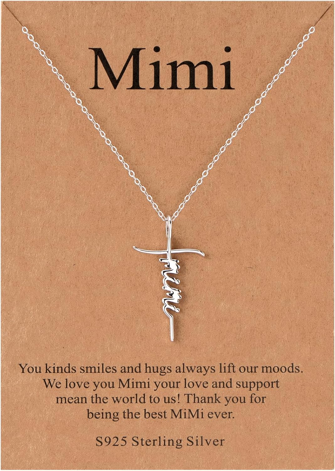 Lcherry Faith Cross Pendant Necklace for Women Religious Christian Jewelry Mother's Day Gifts for Women