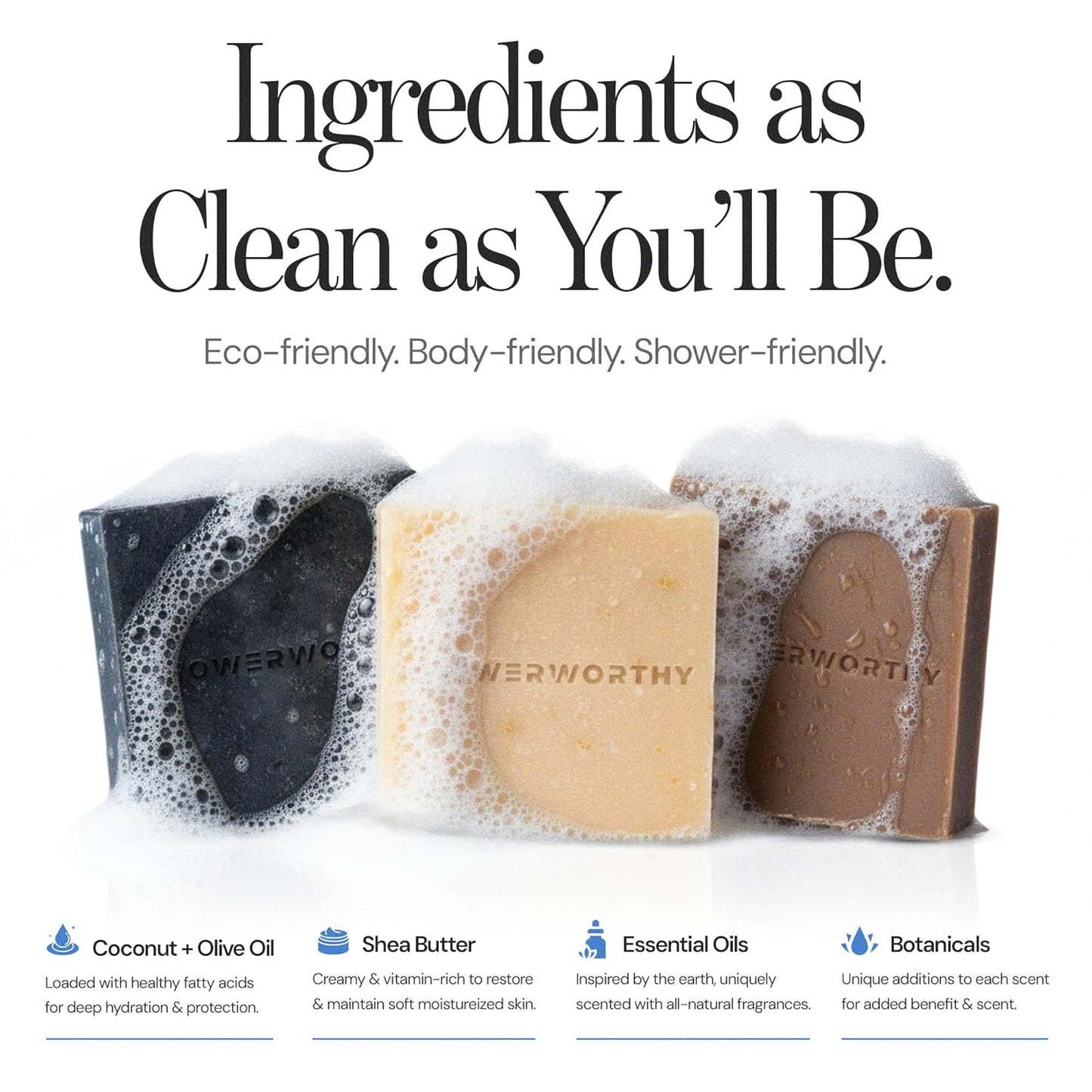 Plant Based Natural Bar Soap Gift Set – 8 Handmade Organic Soap Bars for Men & Women – Cold Process With Essential Oils for Moisturizing Dry & Sensitive Skin 8 Different Scents 5 oz Each